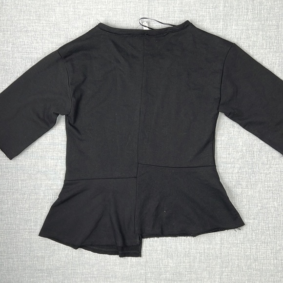 William Rast Black & White Offset Graphic Sweatshirt Tee Juniors Size XS - Picture 7 of 7